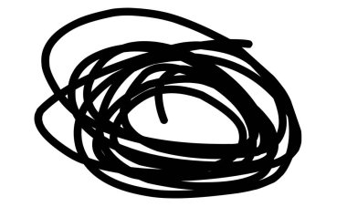 soyut Çember karalama vektör sanatı