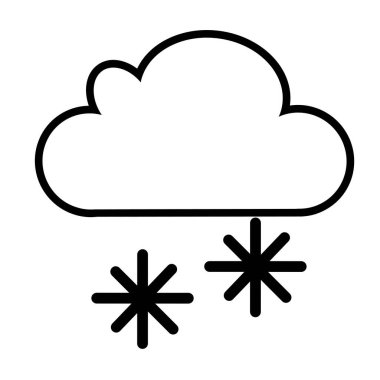 Kış simgesi, Vektör Tasarımı İllüstrasyonu