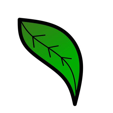 Beyaz arka planda gerçekçi yeşil yapraklar var. Ürün paketleme tasarımı, reklamcılık, tanıtım, 3d vektör illüstrasyonu için uygun organik elementler