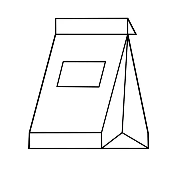 Ilustración Vectores Caja Cartón Plegable Transparente Adecuado Para Diseños Sitios — Vector de stock
