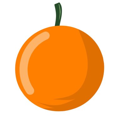 Mandarin portakallarının minimalist çizimi. Tasarım yeni ve sağlıklı bir tema için mükemmel. Yemek ve beslenme kavramları için idealdir..