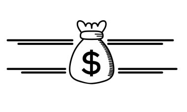 Dolar Bill Bag, Dolarlık çanta, Cricut için mükemmel para çantası, Clip Art silueti