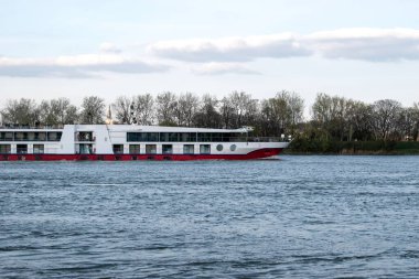 seyahat gemisi, Viyana (Danube Nehri) turizm tatili ve zahmetli.