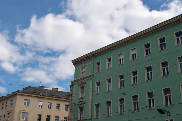 Голубое Небо Природа Современная Архитектура Улице Городе Венна — стоковое фото