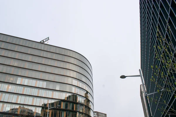 stock image modern composition with glass building