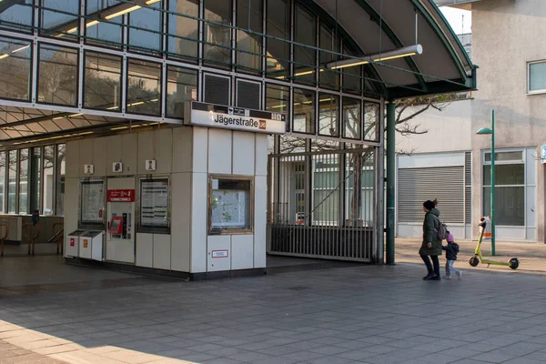 stock image vienna, austria. 10 april 2023. a station on u6 of the Vienna. it opened in 1996.