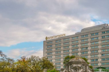 Viyana, Avusturya. 9 Nisan 2023, Viyana, Avusturya 'da kıtalararası otel.