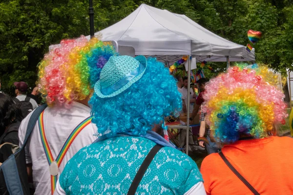 Juni 2023 Warszawa Polen Tiotusentals Människor Marscherade Warszawas Pride Parad — Stockfoto