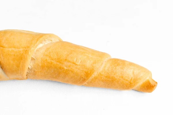 Salted Breadstick Een Goudbruine Soepstengel Met Een Vleugje Zout Die — Stockfoto