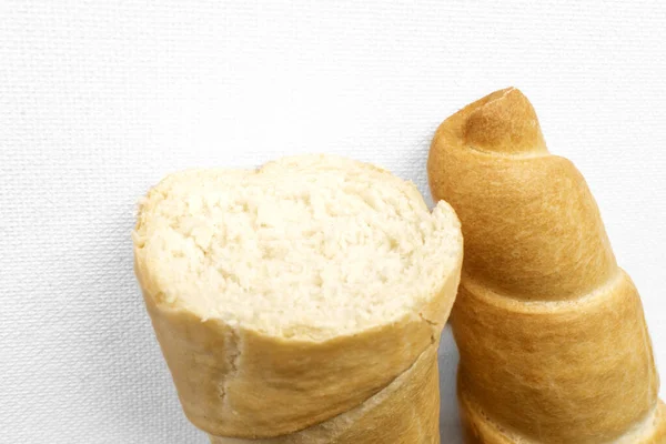Salted Breadstick Golden Brown Breadstick Sprinkle Salt Providing Crispy Savory — Stock Photo, Image