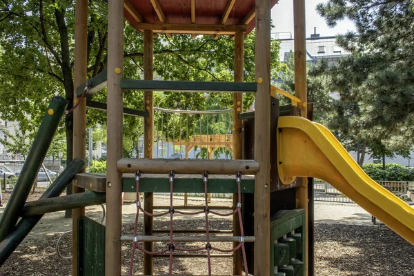 Viena Austria Julio 2023 Parque Infantil Experimente Exuberancia Del Juego —  Fotos de Stock