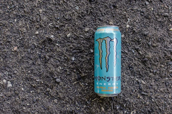 Відень Австрія Серпня 2023 Monster Energy Drink Досліджуйте Monster Ultra — стокове фото