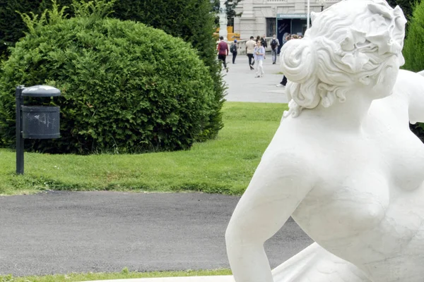 Vienna Austria Set 2023 Mitica Fontana Ammira Incantevole Fontana Tritone — Foto Stock