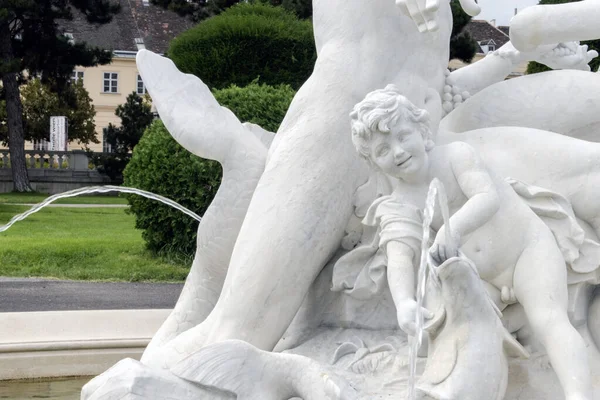 Вена Австрия Сен 2023 Феликс Фуантен Восхищайтесь Очаровательным Тритоном Наядом — стоковое фото