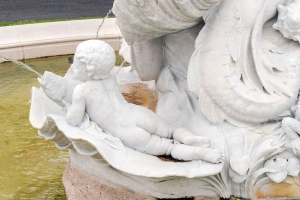 Wien Österreich September 2023 Mythischer Brunnen Bewundern Sie Den Bezaubernden — Stockfoto