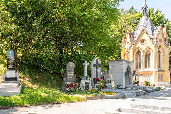 Vienna Austria Ago 2023 Cimitero Simmering Vienna Antico Luogo Sepoltura — Foto Stock