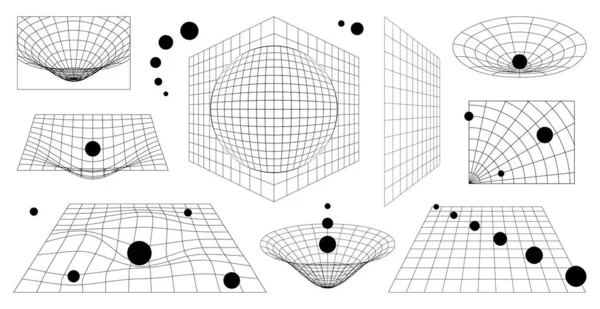 Soyut üç boyutlu kablo şekilleri, perspektif şebekeleri ve kalp. Y2K fütüristik retro estetik seti. Gerçeküstü siyah çizgi ve cicrle geometri figürleri. Beyaz arkaplanda izole edilmiş vektör tasarım ögeleri.