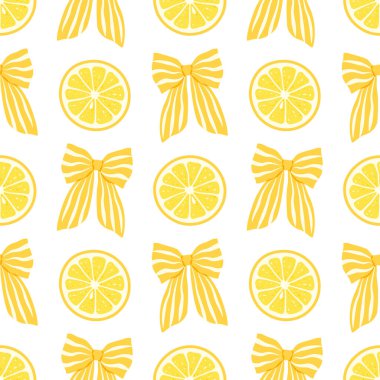 Şeffaf arka planda limonsuz desen. Yaz mutfağı kumaşı, ambalaj ve organik tema için parlak sarı turunçgil tasarımı. Düz biçimli vektör illüstrasyonu