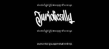 Urban Hip Hop Soyut Kelime Kaydet Graffiti Biçimli Yazı Tipi Yazı Tipi Harfleme Vektör İllüstrasyon Şablonu Sanat