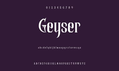 Geleceğin modern alfabe yazı tipi. Spor, teknoloji, dijital, film logosu tasarımı için tipografi kentsel yazı tipleri