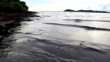 Plaj Kirliliği Petrol sızıntısı Kıyı Felaketi Endüstri HD 'den Çevresel Hasar