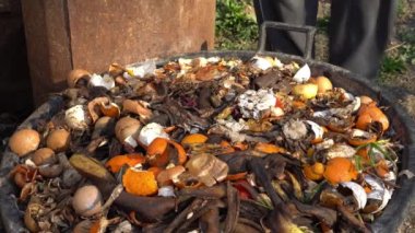 atık atığı organik ve plastiği çöplük çöplüğü çöplüğü HD