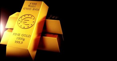 3D altın külçe animasyon finansman planlama ekonomik fikir modern finans iş ekonomisi para