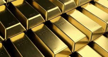 3D altın külçe İnce altın metalin yakın görüntüsü