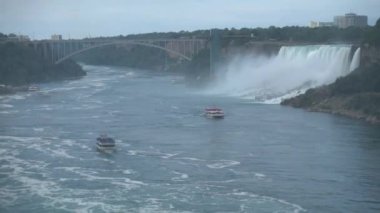 Niagara Şelaleleri Dünya 'nın En İyi Şelaleleri Uzun Tatil İçin Uluslararası Seyahat Varış Gezisi
