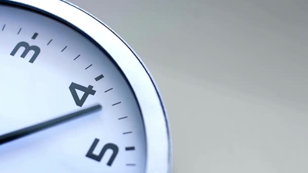 Primer Plano Reloj Timelapse Concepto Plazo Velocidad Reloj Fondo Lapso — Vídeo de stock