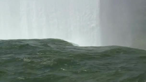 水路旅游加拿大旅游渡假河流国际瀑布景观自然旅游风景河流加拿大 — 图库视频影像