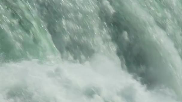 Paisagens Natureza Eua Nova Iorque Niagara Falls Cachoeiras Wallpaper Close — Vídeo de Stock