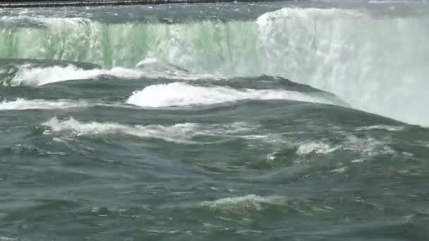 尼亚加拉瀑布是世界上最适合游览的瀑布 国际旅游目的地长假之旅 — 图库视频影像