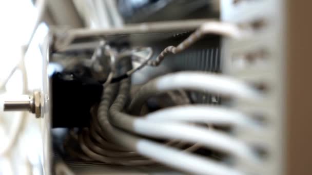 Sunucusu Lan Swicth Merkezine Bağlandı Durum Raporu Çalıştırıldı Ethernet Bağlı — Stok video