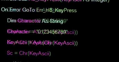 Bilgisayar ekran mühendisi programcıları yazılım geliştiriyor