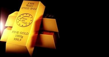 3D altın külçe animasyon finansman planlama ekonomik fikir modern finans iş ekonomisi para