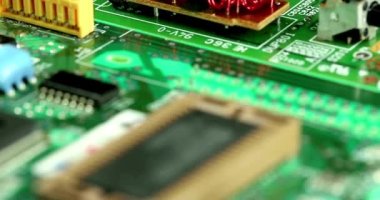 Teknoloji bilgisayar dijital makro iletişim elektronik bilimi arka planını kapat