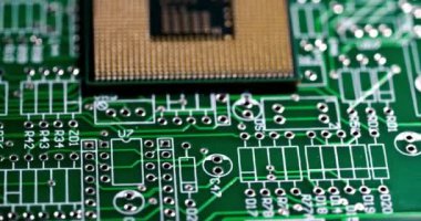 Teknoloji bilgisayar dijital makro iletişim elektronik bilimi arka planını kapat
