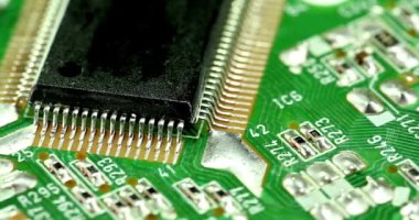 Teknoloji bilgisayar dijital makro iletişim elektronik bilimi arka planını kapat