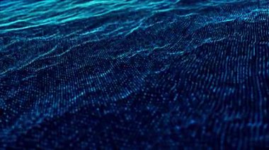 soyut dijital arkaplan mavi dalga teknolojisi bağlantı akışı büyük veri kavramı tasarımı 4K