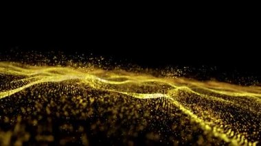 Soyut Dijital Dalga ve nokta çizgi Sosyal Ağ veya iş büyük veri bağlantı teknolojisi kavramı