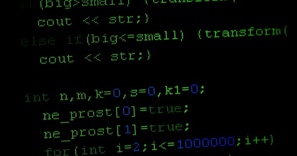 Programátoři Kódující Počítačového Inženýra Vyvíjejícího Software — Stock video