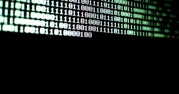 Sviluppo Della Tecnologia Animazione Codice Hacking Sicurezza Crittografata — Video Stock