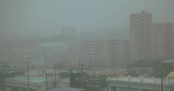 Furacão Iota Live Landslide Aviso Tempestade Atinge Nicarágua Após Chuvas — Vídeo de Stock
