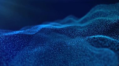 Soyut, dikişsiz, kripto parlayan topografik çember büyük veri bloğu zinciri ve dijital teknoloji kavramı.