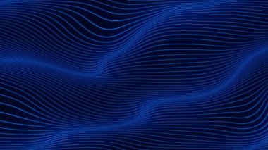 Sanal uzay sanat verileri için teknoloji dijital dalga arkaplan kavramı soyut hareket parçacığı akışı