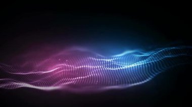 Soyut Dijital Dalga akışı Renkli Eylem Arkaplanı Siber uzay Gelecek Sanat Yeniliği Teknolojisi