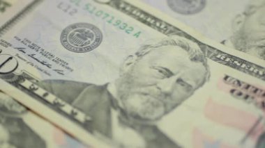 Dolar nakit para beyaz arka planda 4k HD