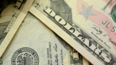 Dolar nakit para beyaz arka planda 4k HD