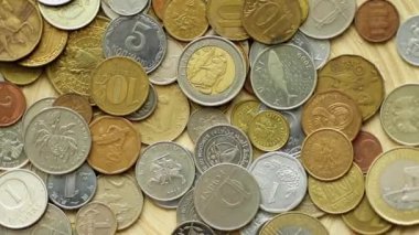 bir bozuk para yığını zengin arka plan 4k HD